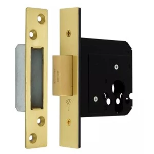 Дверной дополнительный замок MUL-T-LOCK 1-WAY DIN 731 PB UNIV BS58мм SP