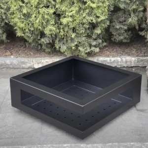 Чаша для очага Mzavod Этна 60×60×22,8 см из стали 2 мм черная (Украина)