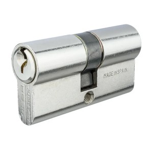 Сердцевина замка Tesa TE5 70 мм 35x35 ключ/ключ 3KEY NC хром (Испания)