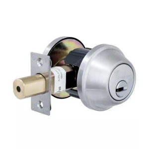Дверной дополнительный замок врезной MUL-T-LOCK 1-WAY хром 