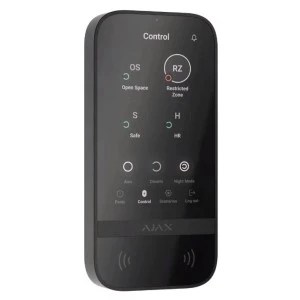 Бездротова клавіатура із сенсорним екраном Ajax KeyPad TouchScreen Jeweller (Україна)