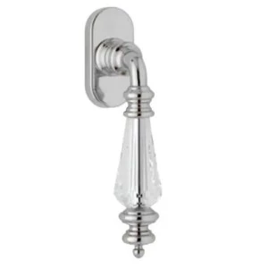Ручка для окна с кристалом Fadex Siena Swarovski 472DK хром полированный / кристал Swarovski (Италия)