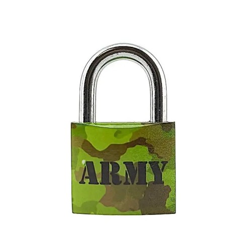 Навісний замок TOKOZ ARMY 40/30/16 мм, дужка 6,2 мм, 3 ключі (Чехія)