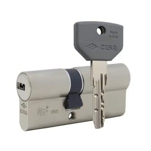 Цилиндр CISA ASIX P8 ключ/ключ никель матовый (Италия)