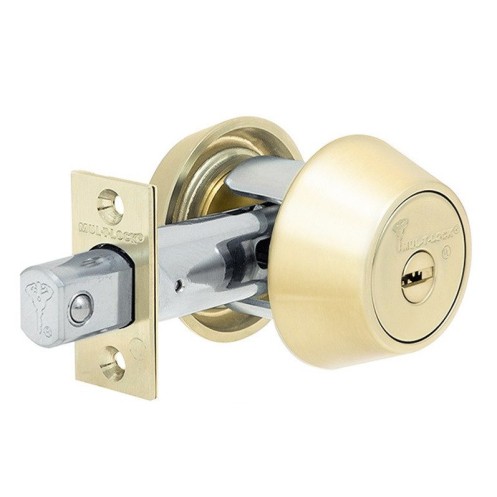 Замок врезной MUL-T-LOCK Dead Bolt Hercular BS60мм Classic 3кл. латунь (Израиль)