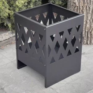 Чаша для очага Mzavod Лори 41,5×40,5×53 см из стали 2 мм черная (Украина)
