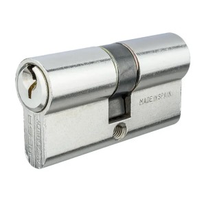 Замковий циліндр Tesa TE5 70 мм 30x40 ключ/ключ 3KEY хром (Іспанія)