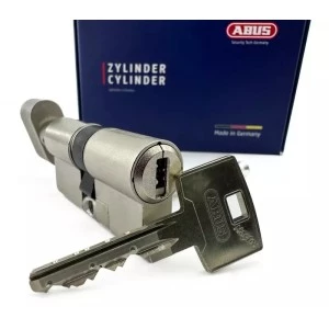 Цилиндр замка Abus Magtec 2500 ключ/тумблер никель (Германия)