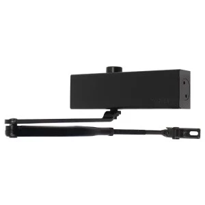 Доводчик дверной CISA C1510.03.0.90 Professional Plus2 STD до 80 кг FIRE черный (Италия)