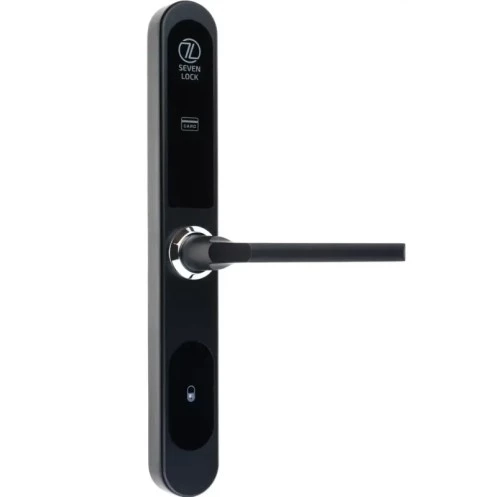 Электронный RFID замок для офисов SEVEN LOCK SL-7737S black ID MF