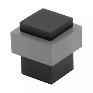 Дверний стопор RDA 113 квадратний, чорний (Китай)