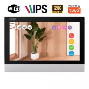 Відеодомофон 7 дюймів з Wi-Fi SEVEN DP-7579-W2K black (Україна)