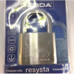 Навісний замок відкритого типу GERDA KSN-60 RESYSTA нержавіюча сталь 