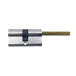Цилиндр Securemme 3200QCS30301X5 К2 30/30 мм 5кл +1 монтажный ключ, со штоком, матовый хром (Италия)