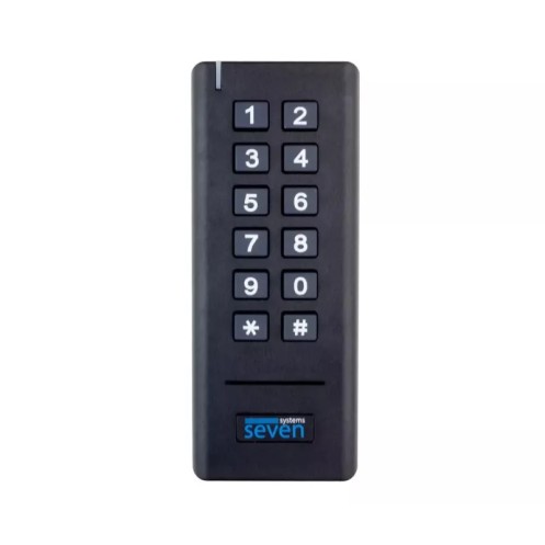 Бездротова клавіатура з вбудованим зчитувачем SEVEN LOCK SK-7712b
