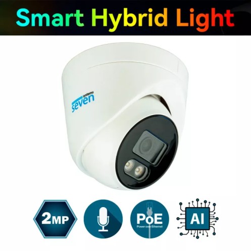 IP-відеокамера 2 Мп вулична SEVEN IP-1012PA white 2,8 мм (Україна)