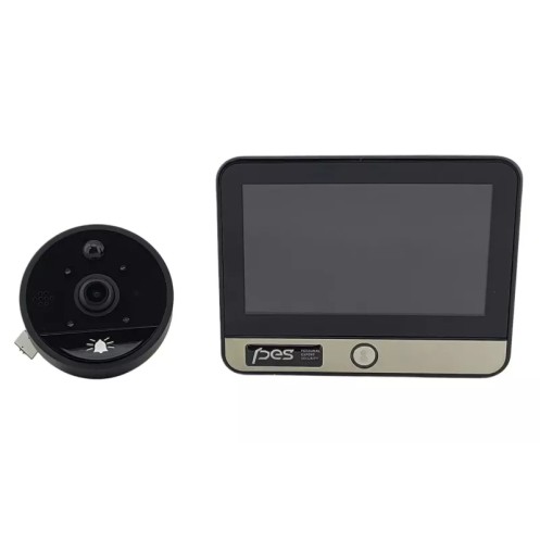 Відеовічко для дверей PES Vision Pro з Wi-Fi та датчиком руху чорний