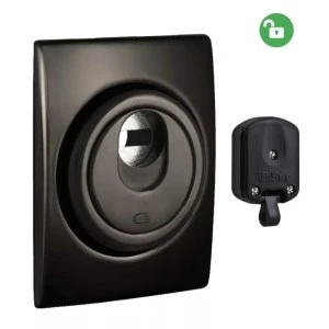 Броненакладка DISEC MAGNETIC 3G2WB 25 мм 3кл. хром чорний (Італія)