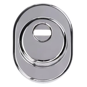 Броненакладка из стали Cipierre 359C/SV/25/CL овальная хром (Италия)