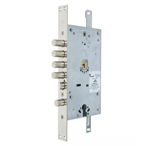 Дверний двосистемний врізний замок MUL-T-LOCK 3-WAY OMEGA+DIN OFMPB30328L CR UNIV ВЅ65мм 85мм *OMEGA O/K w/o_SP