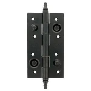 Петля дверная противосъёмная Amig 561 150x82x3мм чёрная (Испания)