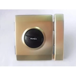 Дверной накладной замок Gerda Tytan ZX Plus латунь сатин короткий ключ 