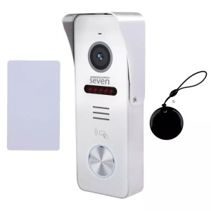 Виклична панель домофону з вбудованим зчитувачем карток EM-Marin SEVEN CP-7502F RFID білий (Україна)