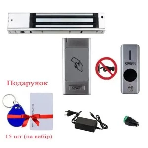Бесконтактный комплект контроля доступа для металлических дверей SEVEN LOCK KA-7811 (Украина)