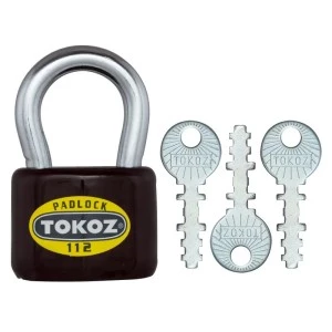 Навісний замок відкритого типу TOKOZ 112/50 3KEY TK1_M R_shackle 32 мм, 9 мм 