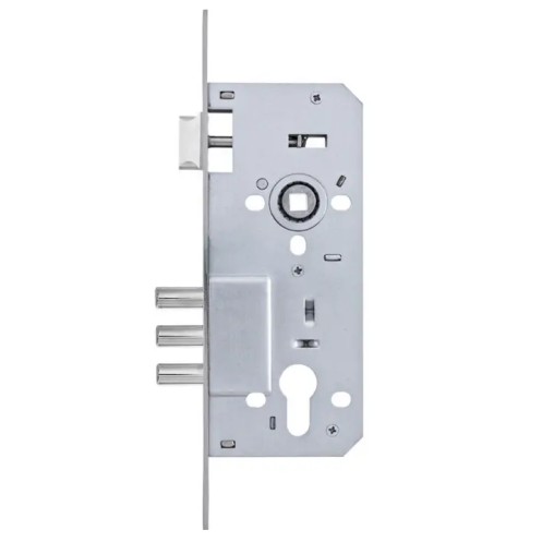 Дверний основний замок Mul-T-Lock 1-WAY DIN 2800-3 нікель