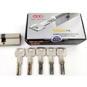 Цилиндр AGB SCUDO 5000 ключ/половинка (Италия)