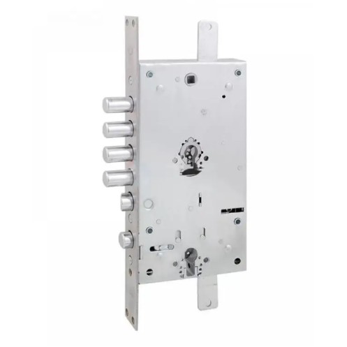 Замок Securemme 2533DCR0328CXX 4-ригеля с защелкой, правый (Италия)