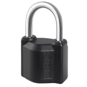 Навісний замок відкритого типу TOKOZ OMEGA 50 3KEY TKTECH 50мм 8мм чорний 