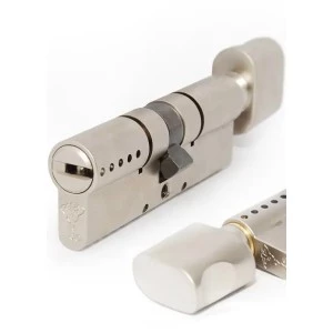 Циліндр Mul-t-lock Interactive+ ключ/тумблер нікель сатин (Ізраїль)