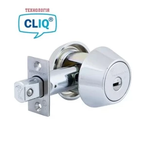 Дверний додатковий замок врізний MUL-T-LOCK 1-WAY DEAD_BOLT HERCULAR SATIN_NICKEL UNIV BS60/70мм *INTERACTIVE+ CLIQ M/S 