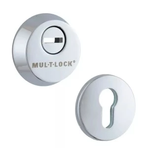Протектор MUL-T-LOCK SL3 DIN ROUND 14,5 мм 58-63 мм Хром полірований 3 клас NICKEL_CHROME М8 х 75 (Ізраїль)