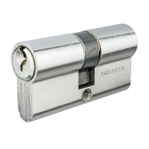 Цилиндровый механизм Tesa TE5 75 мм 30x45 ключ/ключ 3KEY хром (Испания)