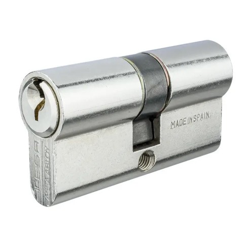 Цилиндровый механизм Tesa TE5 75 мм 30x45 ключ/ключ 3KEY хром (Испания)