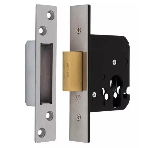 Дверной дополнительный замок MUL-T-LOCK 1-WAY DIN 731 SS UNIV BS58мм SP
