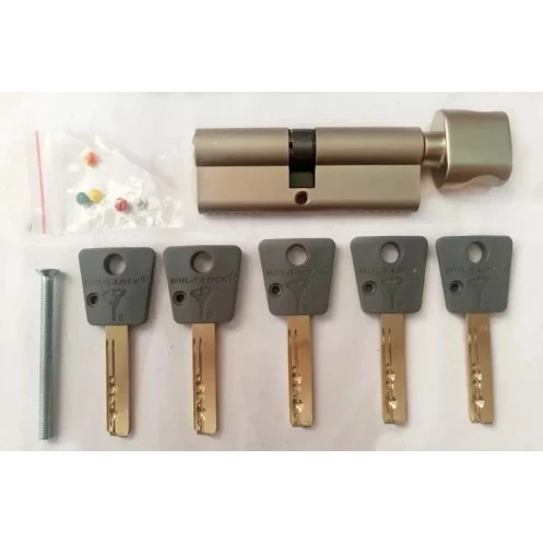 MUL-T-LOCK 7Х7 76мм 33х43Т ключ/тумблер никель (Израиль)