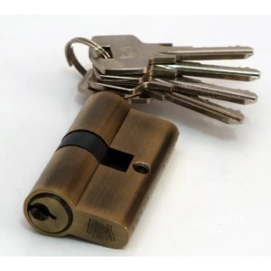 Цилиндр RDA 30/30мм англ. 60мм 5кл ант латунь