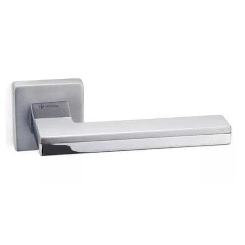 Ручка дверная System Larissa CBM-CR/CBM матовый хром/хром (Турция)