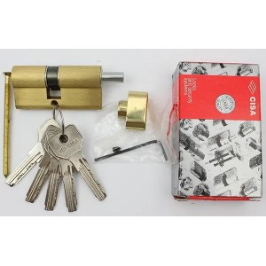 Cisa Asix 65мм 30х35 ключ/тумблер латунь (Італія)