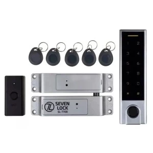 Беспроводной биометрический комплект контроля доступа SEVEN LOCK SL7708F (Украина)