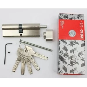 Cisa Asix 90мм 45х45 ключ/тумблер нікель (Італія)