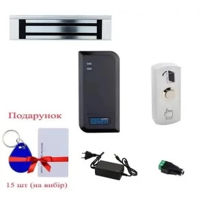 Комплект контроля доступа с магнитным замком 180кг SEVEN LOCK KA-7805 (Украина)