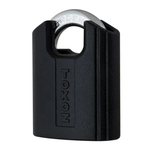 Навесной полузакрытый замок TOKOZ PLUTO_40 3KEY TK10_M NR_shackle 13 мм 8 мм BLISTER