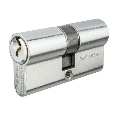 Сердцевина замка Tesa TE5 65 мм 30x35 ключ-ключ 3KEY хром (Испания)