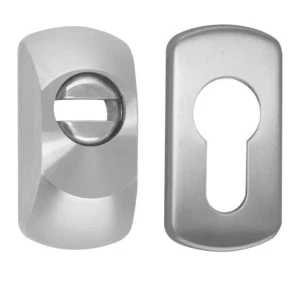 Протектор DISEC GUARD SG19 DIN_FOR_PROFILE_DOOR OVAL 25мм матова нержавіюча сталь (Італія)