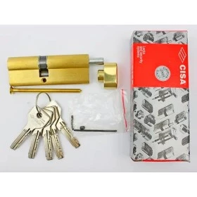Cisa Asix 90мм 40х50 ключ/тумблер латунь (Італія)